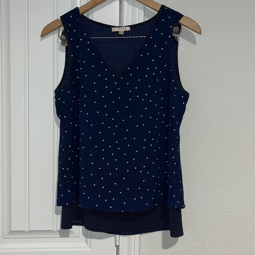 Skies are Blue Sleeveless Blouse - small